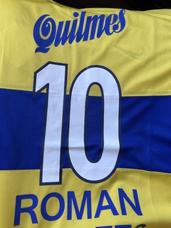 Camiseta Boca 2000 amarilla 10 Roman en internet