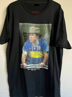 Remera algodón calidad premium DIEGO MARADONA gorro