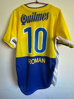 Camiseta Boca 2001 amarilla suplente 10 roman - mundobokee