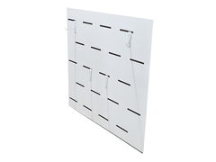 Panel Ranurado Qatari Blanco 1.30x90 - comprar online