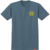 Camiseta Spitfire Classic 87 Swirl Stone Blue/Yellow