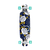 Skate HLB Semi Longboard Flor Branca
