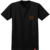 Camiseta Spitfire Hollow Classic Pocket Black/Burnt Orange