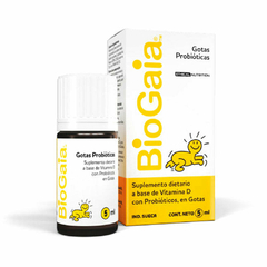 Biogaia Probióticos con Vit D (Suplemento Dietario De Prebióticos) gotas x 5ml