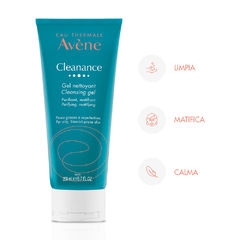 Avene Cleanance Gel Limpiador Facial Pieles Grasas x 200 ml - comprar online