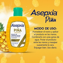 Asepxia Piña Jabón Limpieza Facial En Polvo Exfoliante 42g - Farmacia Manes