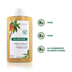 Klorane Mango Shampoo Nutritivo Para Cabello Seco Deteriorado - Farmacia Manes