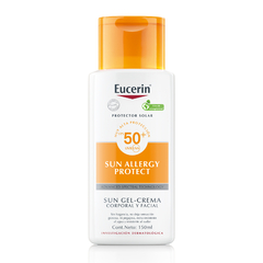 Eucerin Protector Solar Allergy Protect Crema Gel facial y corporal FPS50 150ml