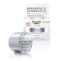 Eucerin Hyaluron-Filler + 3x Effect Repuesto Crema de Día FPS 15 50ml