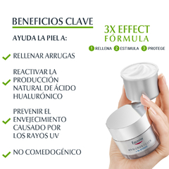 Eucerin Hyaluron-Filler + 3x Effect Repuesto Crema de Día FPS 15 50ml - Farmacia Manes