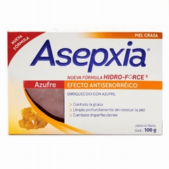 Asepxia AZUFRE efecto anti-sebo jabón 100 G