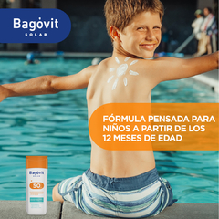 Bagóvit Solar Kids emulsión hidratante corporal y facial FPS 50 x 200 ml - Farmacia Manes