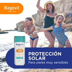 Bagóvit Solar Kids emulsión hidratante corporal y facial FPS 50 x 200 ml - tienda online