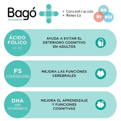 BAGÓ+ ACTIVAMENTE SUPLEMENTO DIETARIO X 15 COMP - Farmacia Manes