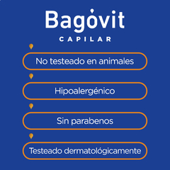 Bagóvit Capilar Shampoo Nutrición Profunda x 350 ml