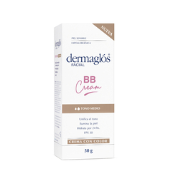 Dermaglos facial Crema con color BB Cream Tono Medio con FPS 30 - comprar online