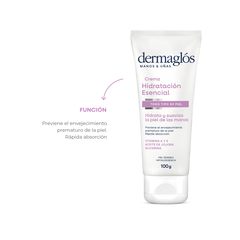 DERMAGLOS CORPORAL Crema para Manos Hidratación Esencial x 100g