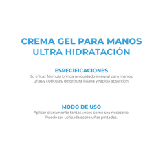 DERMAGLOS CORPORAL Crema Gel para Manos Ultra Hidratación x50g en internet