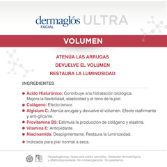 DERMAGLOS FACIAL ULTRA VOLUMEN CREMA DE NOCHE 50 G - Farmacia Manes