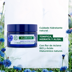 Klorane Bleuet Bio Crema Facial De Noche Hidratante X 50ml - comprar online