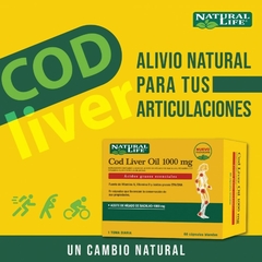 Natural Life Cod Liver Oil 1000mg X 60 Capsulas (aceite De Hí­gado De Bacalao) - comprar online