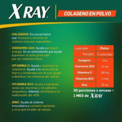 X RAY (Colágeno - vitamina b12 - vitamina C - zinc Y Q10) X 321 gr - comprar online