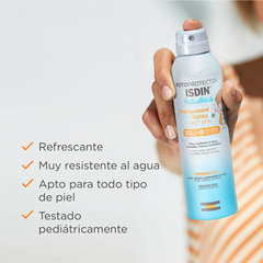 ISDIN Fotoprotector Transparent Spray WET SKIN Pediatrics SPF 50+ - Farmacia Manes