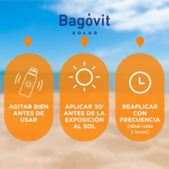 Imagen de Bagóvit Solar Emulsión Hidratante Corporal y Facial FPS 50 x 200 ml