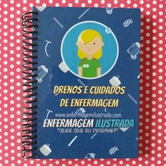 Kit 14 Cadernos Enfermagem Ilustrada