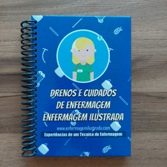 Kit 10 Cadernos Enfermagem Ilustrada