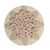 Mandala de flores em cerâmica de Mena Cavalcanti