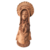 Escultura Nossa Senhora do Rosário em cerâmica de Mestre Zuza