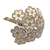 Buque de flores brancas em madeira de Artesanato de Minas Gerais – md