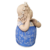 Escultura Menina Curiosa em cerâmica de Mena Cavalcanti na internet