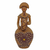 Escultura Zabumbeira de Forró em cerâmica de Antônio Rodrigues do Alto do Moura na internet