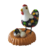 Miniatura Galinha com Ovos em cerâmica de Ledjane do Alto do Moura