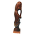 Escultura Amor Envergonhado em madeira natural do Mestre Elias França - comprar online