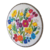 Bastidor Bordado Alegoria das Flores em algodão da DOuro Preto Bordado Solidário - comprar online