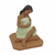 Escultura Mãe com Bebê em cerâmica de Cleziania Ribeiro