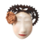 Máscara Coroas Metálicas em cerâmica de Nené Cavalcanti