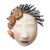 Máscara Cacho de Flores e Pregos em cerâmica de Nené Cavalcanti na internet