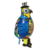 Arara macho Tons de Azul de cabaça de Letícia Baptista – GG - armazemcoresdobrasil