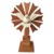 Pedestal Divino Espírito Santo Dom do Conselho Facetado em madeira de Valmir Paulino