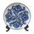 Prato decorativo Flores Noturnas em cerâmica Talavera de Maurício Flausino