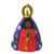 Escultura Nossa Senhora Aparecida do Brasil em cerâmica de Leila Lima - armazemcoresdobrasil