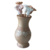 Vaso Flores Terral Marron de cerâmica da Associação de Artesãos de Coqueiro Campo