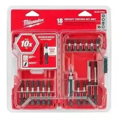 SET PUNTAS ALTO IMPACTO MILWAUKEE 18 PZ 4832-4403 C/ESTUCHE 4832-4403 MILWAUKEE