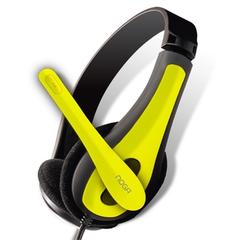 AURICULAR GAMER PC NOGA NGV-400 AMARILLO