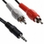 CABLE AUDIO 3MTRS NOGA AC27 3.5 PLUG A 2 RCA