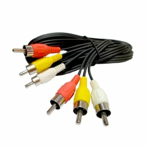 CABLE 3RCA A 3RCA DVD 1.80MTRS AC-300